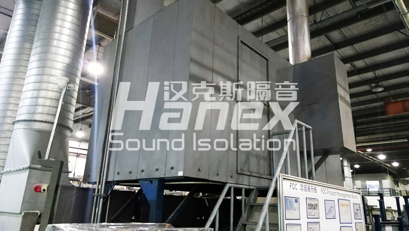 苏州肖特玻璃厂区收片机噪声治理案例图片